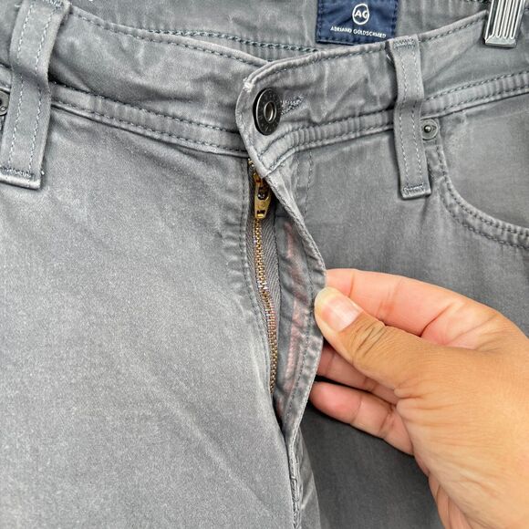 Adriano Goldschmied AG Men's The Graduate Tailored Leg Gray Pants Jeans 31x34 - Picture 5 of 7